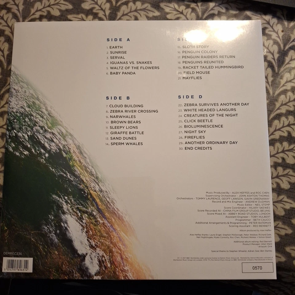 ALEX HEFFES "EARTH ONE AMAZING DAY" FILM SOUNDTRACK DBL LP MINT NUMBERED/COLOUR - Image 2 of 2