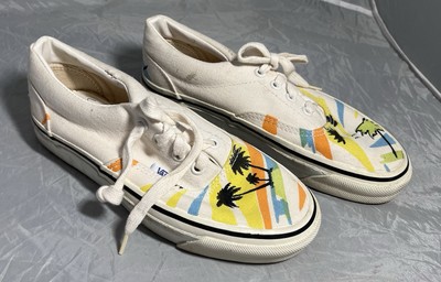 Vintage 1980's Off The Wall Vans Women's Shoes With Box | eBay