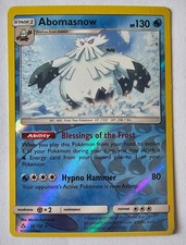 Abomasnow Reverse Holo Rare SM - Ultra Prism 38/156 NM