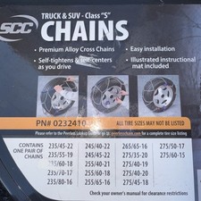 Peerless Chain Company 0232410 Autotrac Light Trucksuv Tire Chains Peerless Chain Company 0232410 Autotrac Light Trucksuv Tire Chains