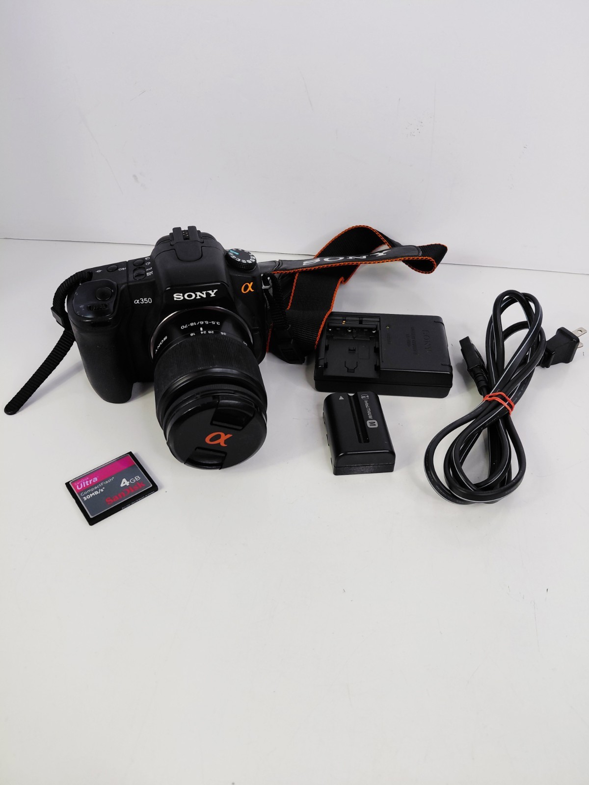Sony Alpha DSLR-A350 14.2MP CCD Digital SLR ILC Camera w/ 18-70mm Lens