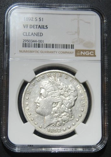 1892 s Morgan Silver Dollar- NGC VF Details