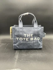 Marc Jacobs The Canvas Small Tote Bag, Style# M0016493-481, Color Blue Shadow