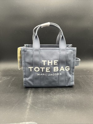 Marc Jacobs The Canvas Small Tote Bag, Style# M0016493-481, Color Blue Shadow