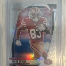 Panini 2024 Prizm Rookie Jacob Cowing #335 San Francisco 49ers NFL Football