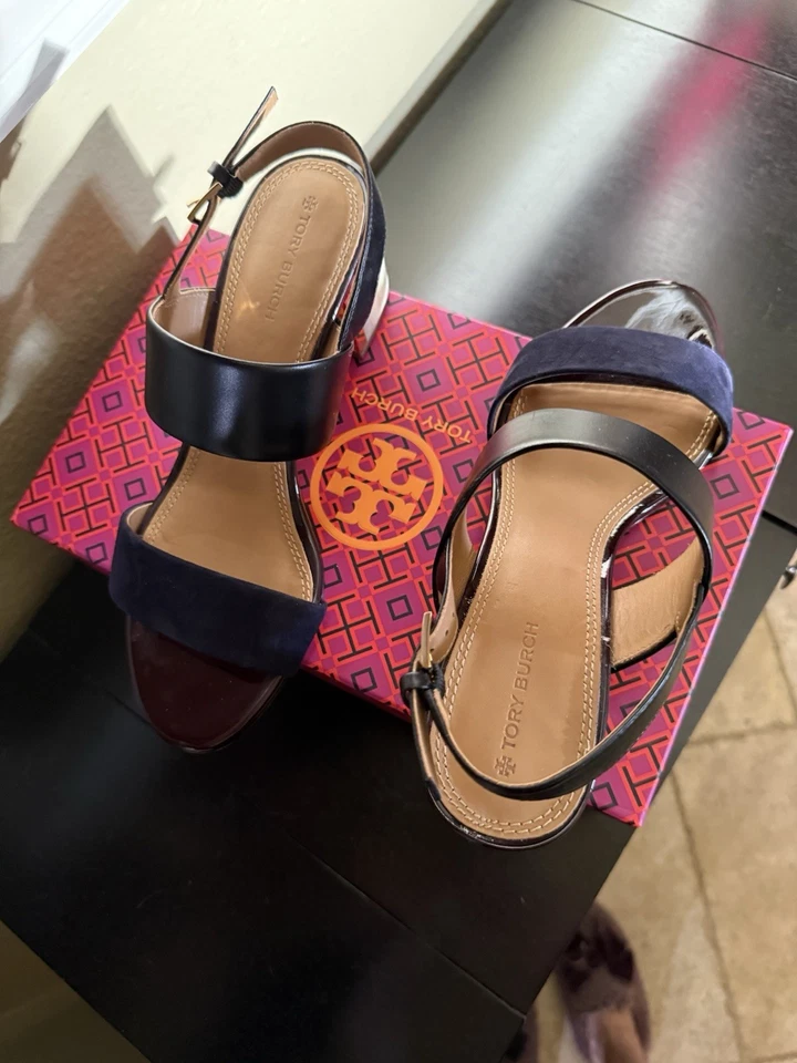Женские двухполосные сандалии-эспадрильи Tory Burch Selby размер 8 М - Изображение 3 из 4