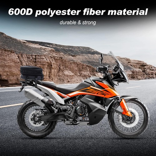 Motorcycle Tail Bag Backpack Waterproof Luggage Motorbike Saddle Seat Bag Mul... - Picture 7 of 7