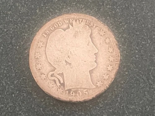 1905 O Barber Quarter
