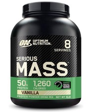 Optimum Nutrition Serious Mass, Weight Gainer Protein Powder - Vanilla 6 LB 8.15 per gallon