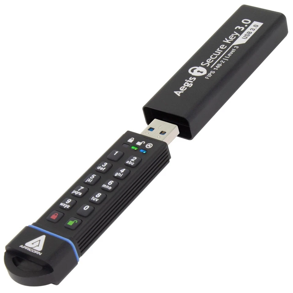 30GB Aegis Secure Key FIPS 140-2 Level 3 Validated 256-bit Encryption USB 3.0... - Image 4 of 4