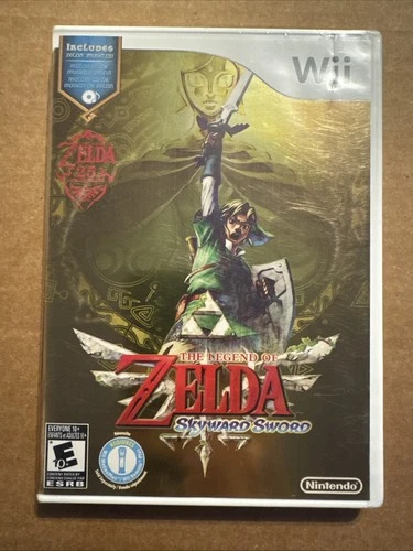 The Legend of Zelda: Skyward Sword (Nintendo Wii 2011) Factory Sealed w/music CD