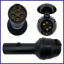 Spannungswandler Adapter 7 pol LKW 24V 12V An...