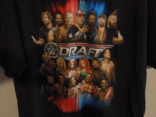 SELTEN 2016 WWE Draft Worcester, MA Event T-Shirt Größe Herren XL EUC - Bild 4 von 7
