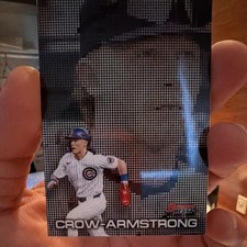 Bowman’s’ Best 2025 Pixel Portraits Pete Crow-Armstrong p-2 Cubs Insert