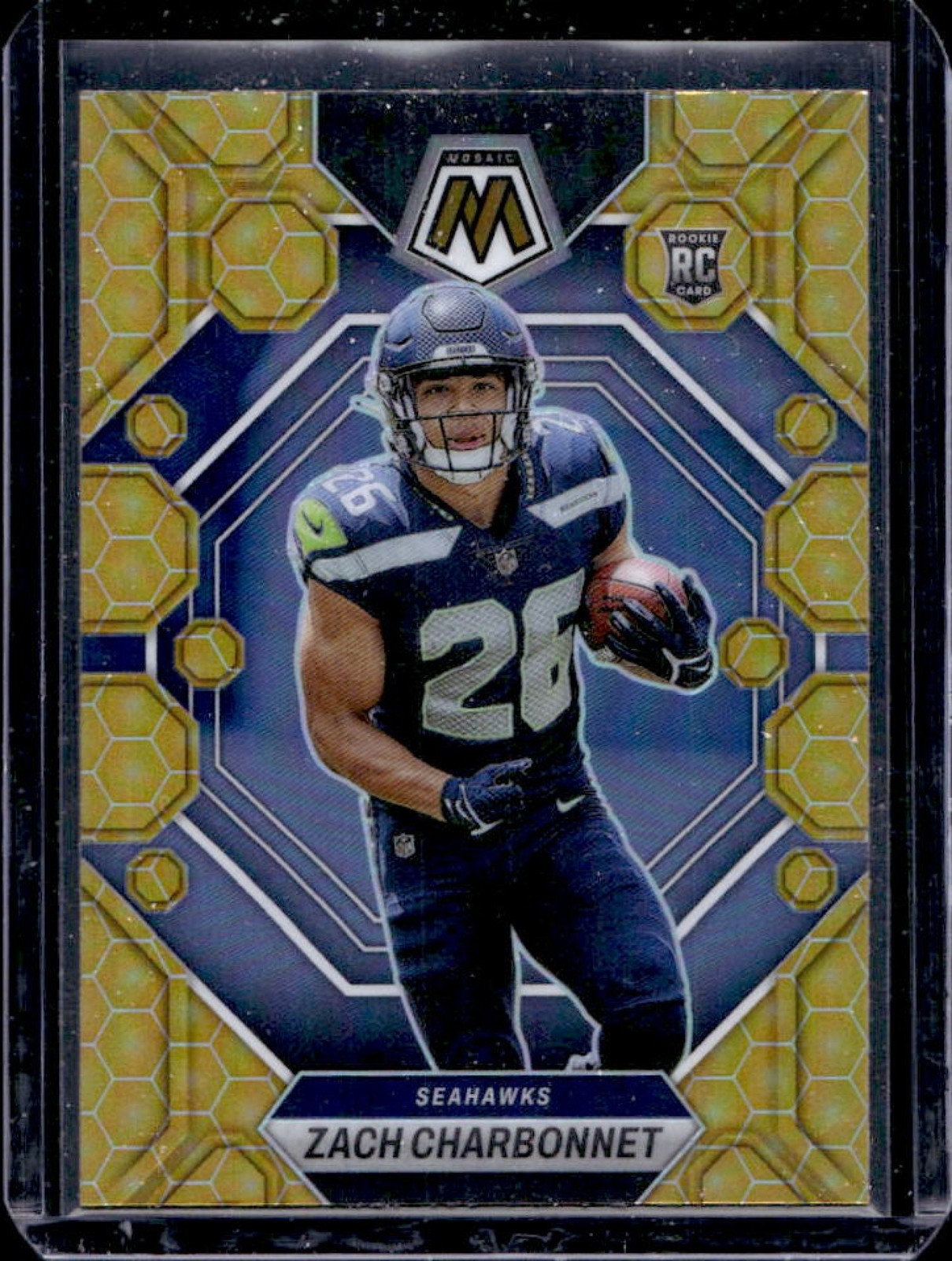 2023 Mosaic Zach Charbonnet RC Honeycomb Rookie #379 Seahawks