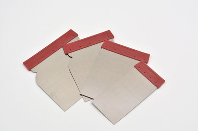 Body Filler Applicator Set 4 Pcs Auto Paint Tools Car Putty Knife Steel Sheet Pu