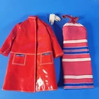 Vintage Barbie Fashion Shiner #1691 Coat Dress Gloves 1967