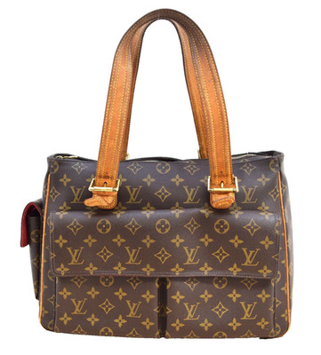 Echte Louis Vuitton Multipli Cite Schultertasche Monogramm Canvas M51162 LV...