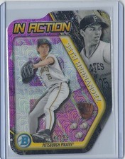 SETH HERNANDEZ - #124/199 PINK - IN ACTION - 2025 Bowman Draft Chrome