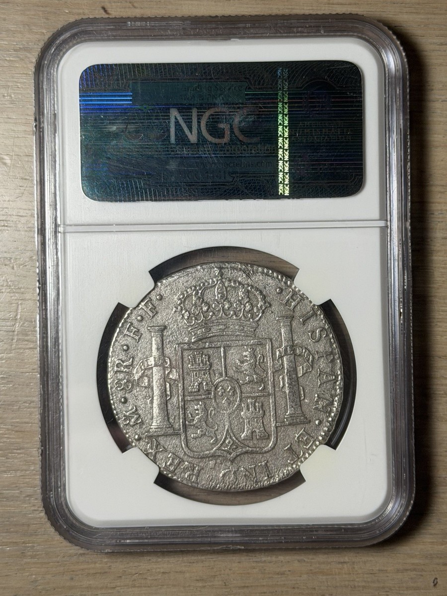 1783 Mo Mexico 8 Reales EL CAZADOR Shipwreck NGC Genuine Nice | eBay