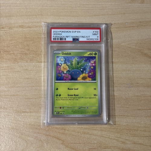 Oddish graded PSA 9 for sale on eBay