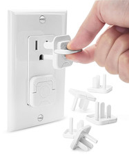 Bates Outlet Covers - Baby Proofing, 10 Pack, 3 Prongs, Child Proof