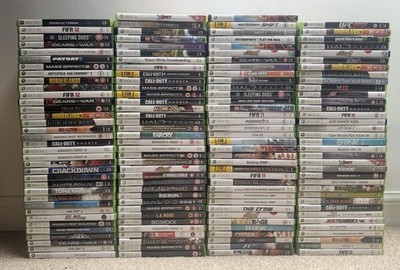 142 Microsoft Xbox 360 Boxed Spiele Konvolut/Restposten