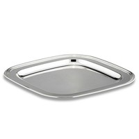 Deko Schale 29 X 29 Cm Versilbert Tablett Quadratische Snackschale Silberschale
