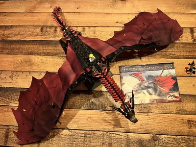 Feuerdrache Zum Selbermachen Modellbausteine Set Film MOC Steine Spielzeug 1889 Teile