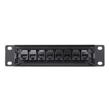8 Port Straight-Through CAT6 Patch Panel RJ45  Cable Adapter Jack Ethernet9255