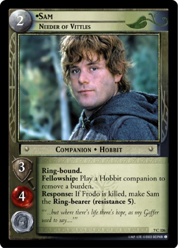 Sam, Needer of Vittles - Foil Mint/Near Mint LOTR: The Return of the King (Foil)