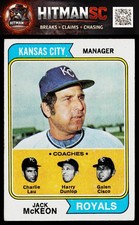 1974 Topps #166 (Jack McKeon / Charlie Lau / Galen Cisco / Harry Dunlop)