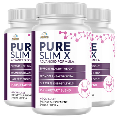 PURE SLIM X- Metabolism Support, Weight Management Supplement- 3 Bottles