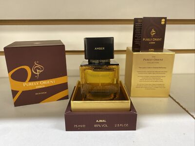 Purely Orient Amber by Ajmal Eau De Parfum Spray 2.5 oz