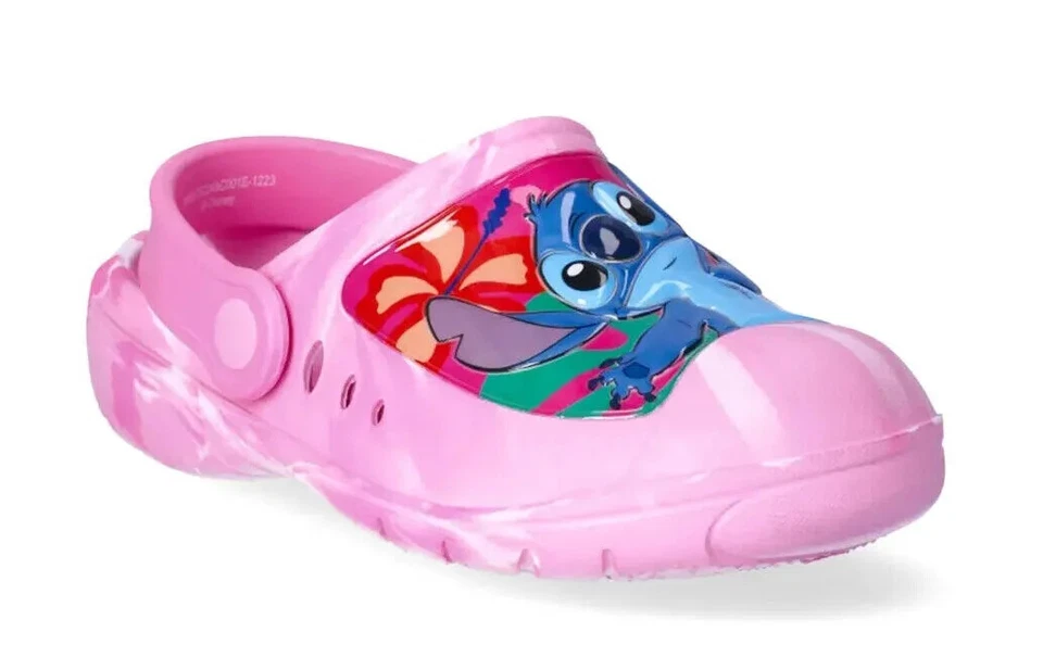 迪士尼 Stitch 女孩木屐尺寸 5/6 7/8 或 9/10 泡沫天使 — 第 2/4 张图片