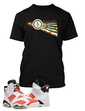 Paid In Full Graphic Sneaker Sport Tee Shirt Match J6 GATORADE Pro Club Shaka T
