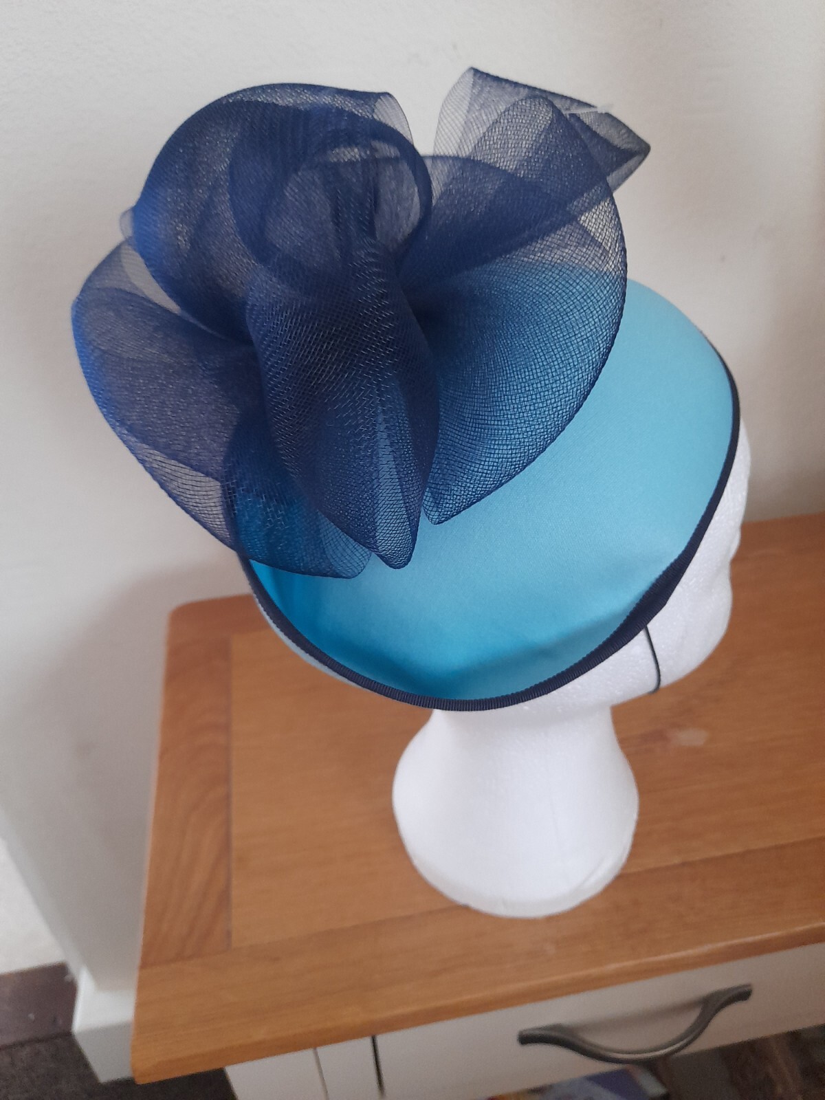 Blue fascinator eBay