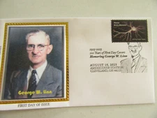 Life Magnified-Mouse Brain Stamp 2023 Fdc Sc#5802k Americover Show-Colorano #4