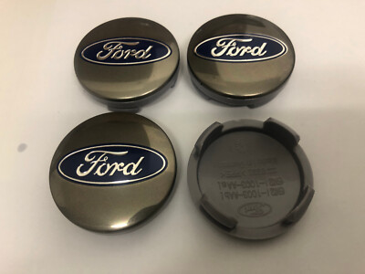 Set Of 4 Universal Alloy Wheel Hub Centre Caps - 55-52mm Grey Matte, Easy Install 2 thumbnail image