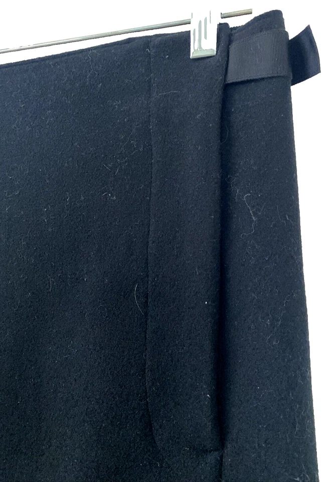 Falda Doble Cara JIL SANDER x UNIQLO +J Mezcla Lana Negra Talla 12 Foto 4 de 4