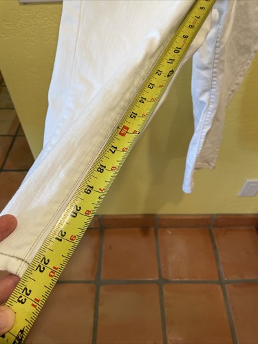 Lane Bryant White Jeans Flare 14 Womens Denim Pants Z53 - Picture 8 of 8