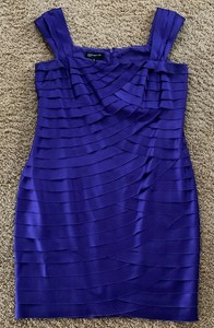 purple dress size 16