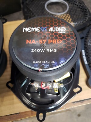 Nemesis Audio 5x7 6x8 2 way Pro Audio Midrange Tweeter Speakers