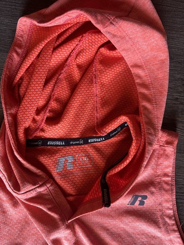 Russel Dri-Power Boy's Orange Hooded Athletic Tank Top And Pants Wonder Nation L - Picture 11 of 14
