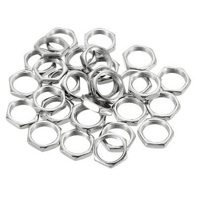30 Packungen M10x0,75 Stahl verzinkt fertige Hardware Hex Mutter Schraubenbolzen