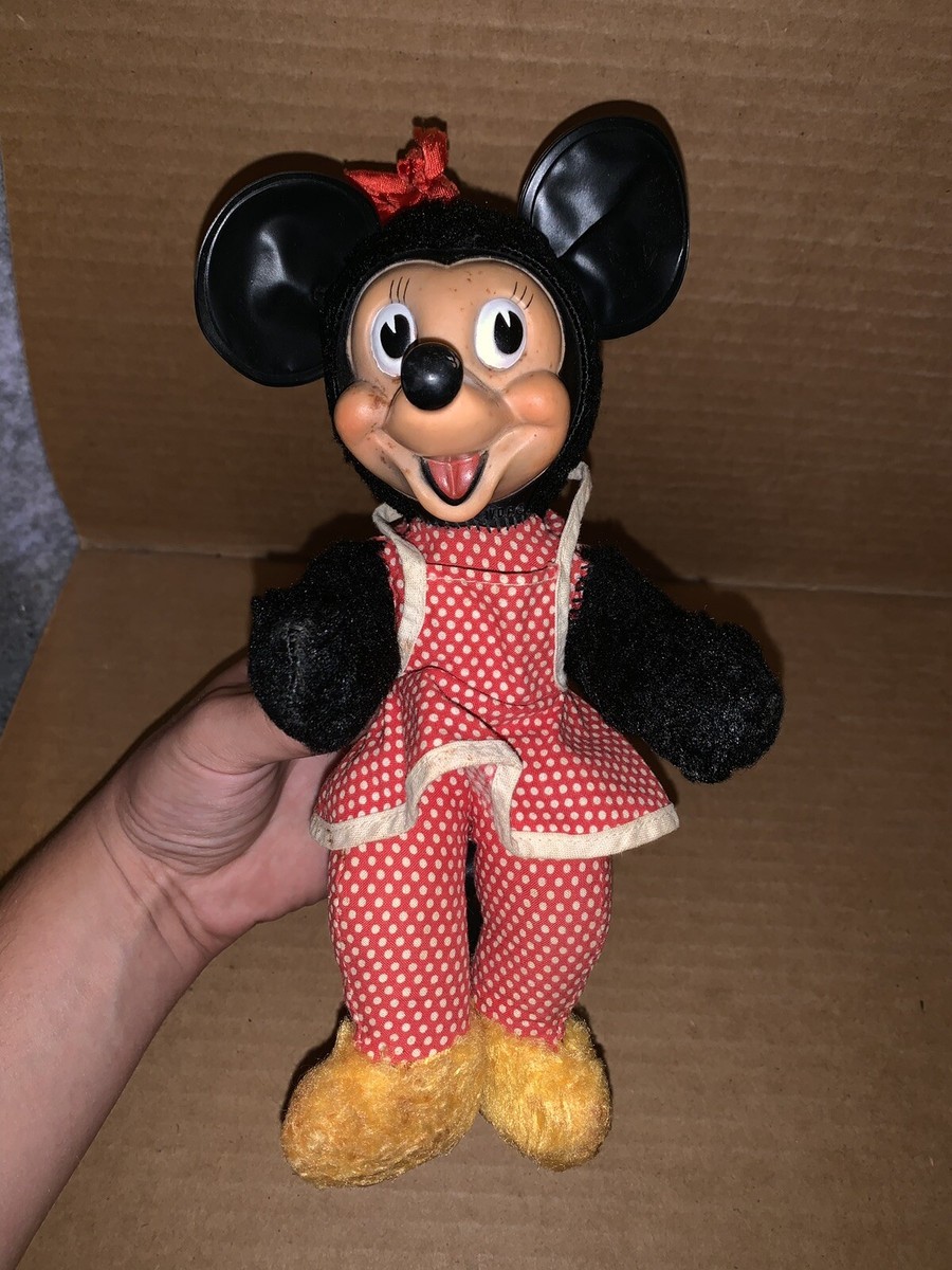 Rare Vintage Disney's Minnie Mouse Gund Sani Foam 9 Inch Doll | eBay