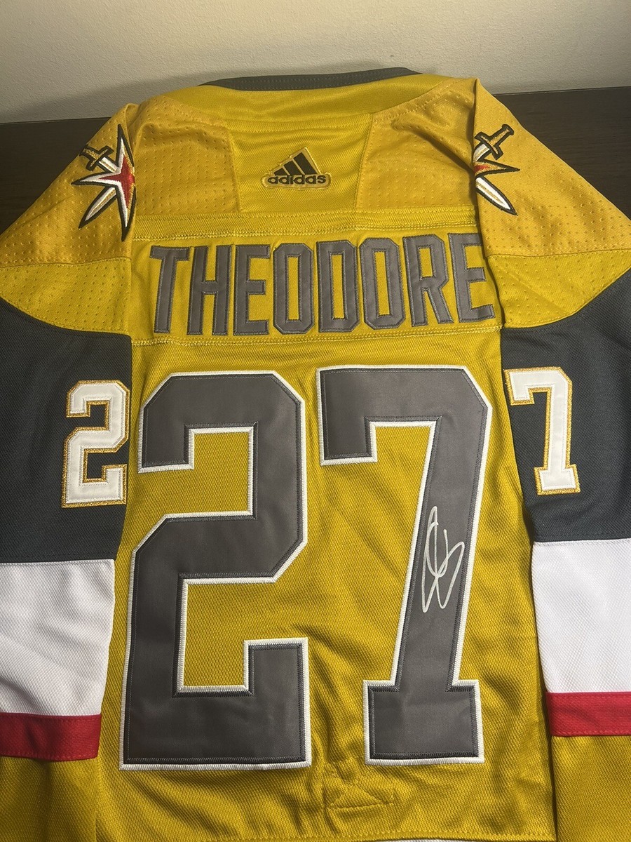 Shea Theodore Signed Autographed Las Vegas Golden Knights Jersey