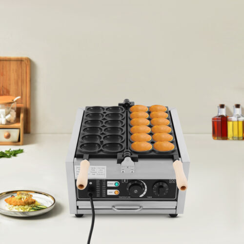 Egg-Shape Waffle Making Machine Mini Electric Waffle Making Baking ...