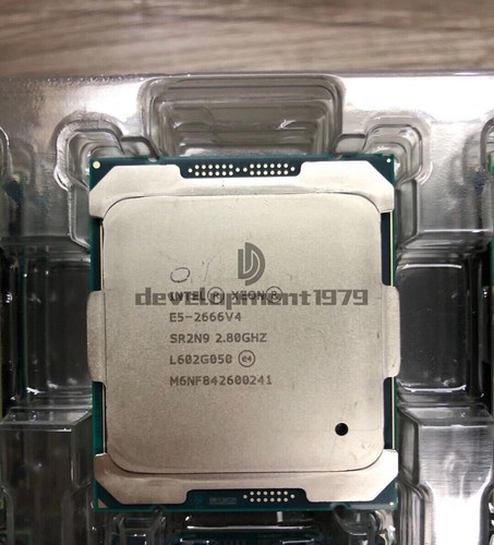 1PC Intel XEON Processor E5-2666 V4 SR2N9 2.8GHZ 12Cores 24Threads LGA2011 Used - Picture 1 of 1