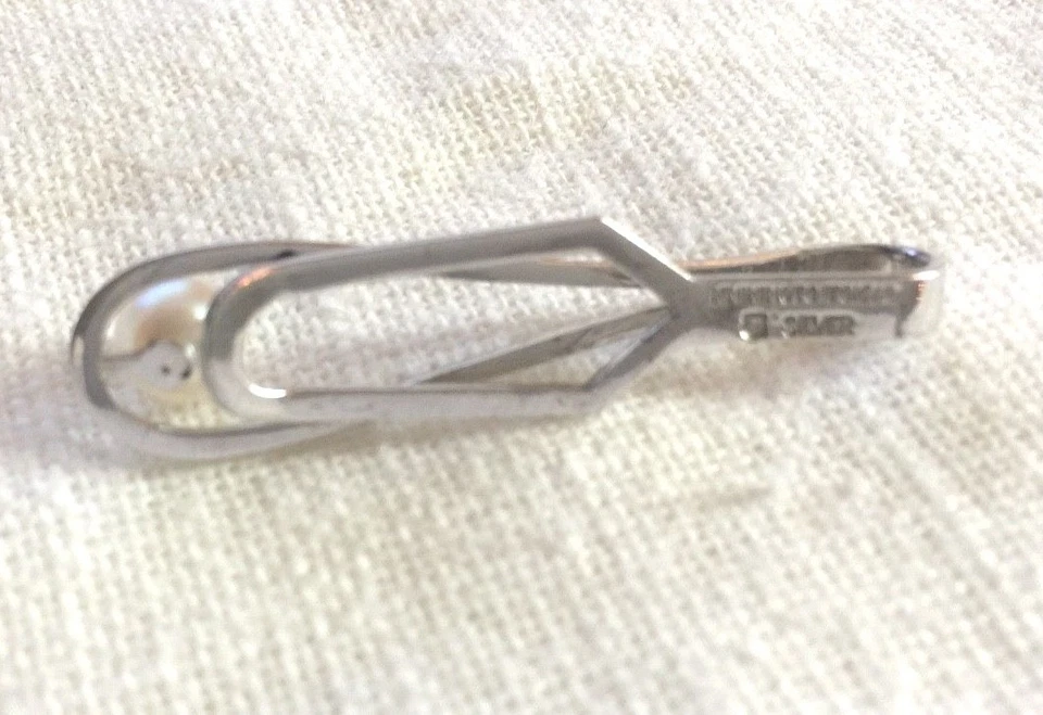 Clip de corbata Mikimoto Tokyo Pearl Sterling Foto 3 de 4
